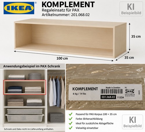 Ikea komplement regaleinsatz - ikea,