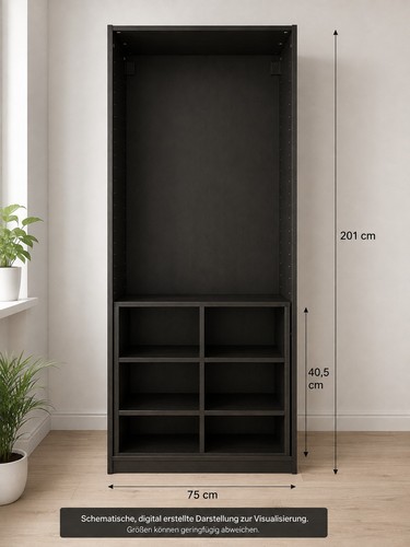 Ikea pax schrank schwarz - ikea,